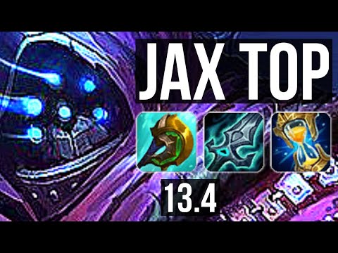 JAX vs FIORA (TOP) | 10/1/5, 69% winrate, Legendary | KR Master | 13.4
