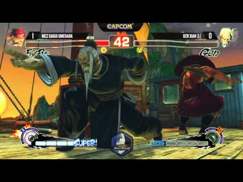 Game Start 2014 USF4 Grand Finals: MCZ Daigo Umehara vs RZR Xian