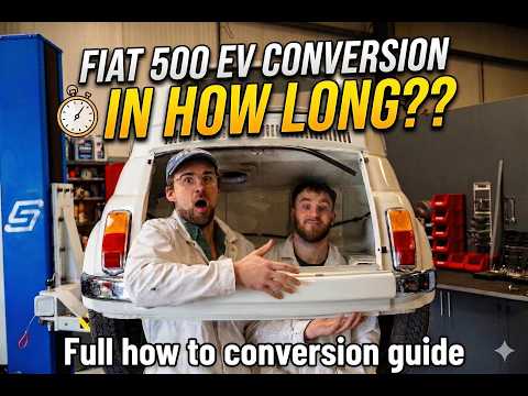 We Converted This Fiat 500 To Electric in How Long?? A DIY How To Installation Guide - YouTube