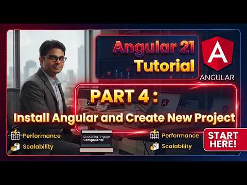 Angular Tutorial Part 4 Install Angular Create Your First Angular Project Step By Step
