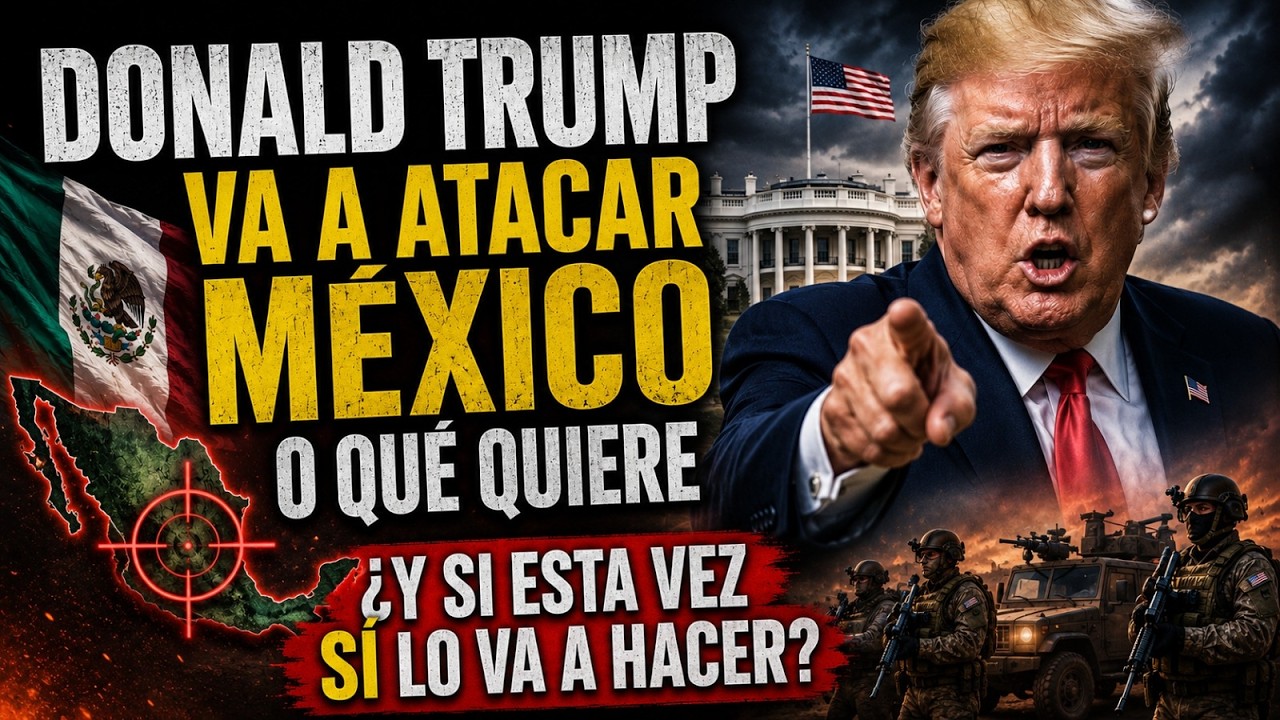 ¿DONALD TRUMP va a INVADIR MÉXICO, va a ATACARLO ó qué va a HACER?