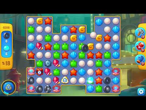 [FISHDOM Walkthrough] Level 6316 (Qua màn - Fishdom)