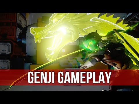 Overwatch Beta: Genji Gameplay on Hollywood!