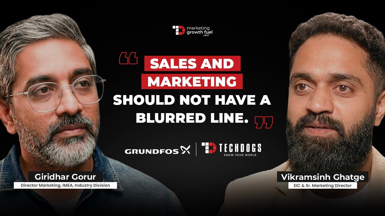 TechDogs-"Bridging The Brand-Demand Gap FT. Giridhar Gorur, Director Marketing, Industry Division At Grundfos" TechDogs-"Bridging The Brand-Demand Gap FT. Giridhar Gorur, Director Marketing, Industry Division At Grundfos"