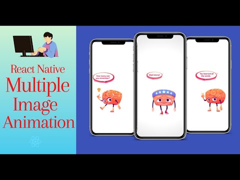 React Native Multiple Image View Animation Change Source Dynamically | URL String Change Using State