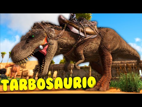 COMO TAMEAR TARBOSAURIO Y TODAS SUS HABILIDADES - ARK: ADDITIONAL CREATURES 2 WILD ARK