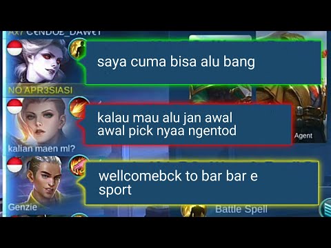 PRANK PICK ALUCARD DI AWAL!! TEAM AUTO TOXIC WKWK - MOBILE LEGENDS ALUCARD NEW GAMEPLAY