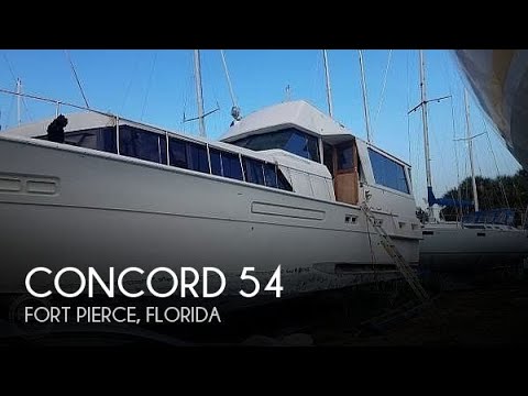 [SOLD] Used 1974 Concord 54 Pilot House in Fort Pierce, Florida