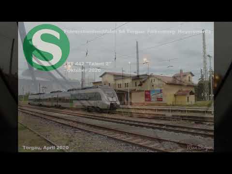 Führerstandsmitfahrt S4 Torgau - Falkenberg - Hoyerswerda (Oktober 2020)