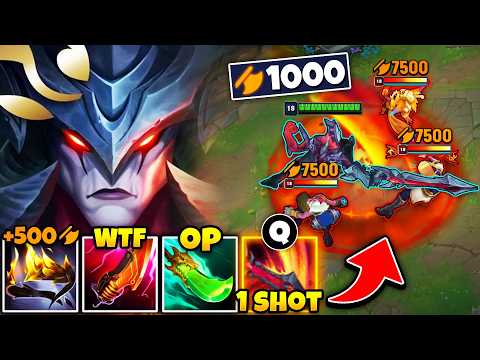 What happens when lethality Aatrox hits 1000 AD? (HINT: HE ONE SHOTS EVERYTHING)