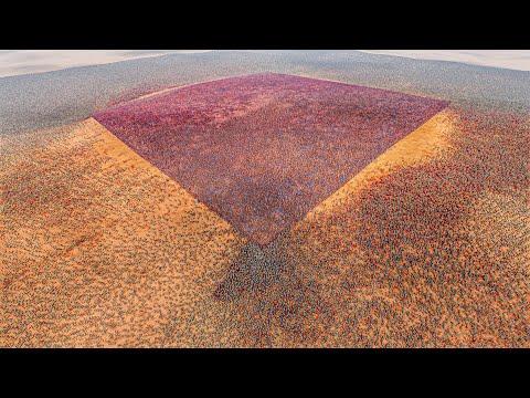 RED COATS SURROUNDED BY 1 MILLION FOOTMEN - Ultimate Epic Battle Simulator 2 UEBS 2