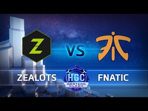 HGC 2018 Western Clash - Day 3 – Fnatic vs. Zealots - Game 1