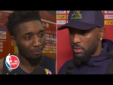 ドノバン・ミッチェルとケンバ・ウォーカーがチームUSAの対日勝利を撃破｜2019 FIBAワールドカップ (Donovan Mitchell and Kemba Walker break down Team USA’s win vs. Japan | 2019 FIBA World Cup)