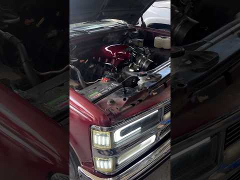 OBS Chevy With Holley Hi Ram Intake Manifold #holley #obschevy #racetruck #obstruck #silverado