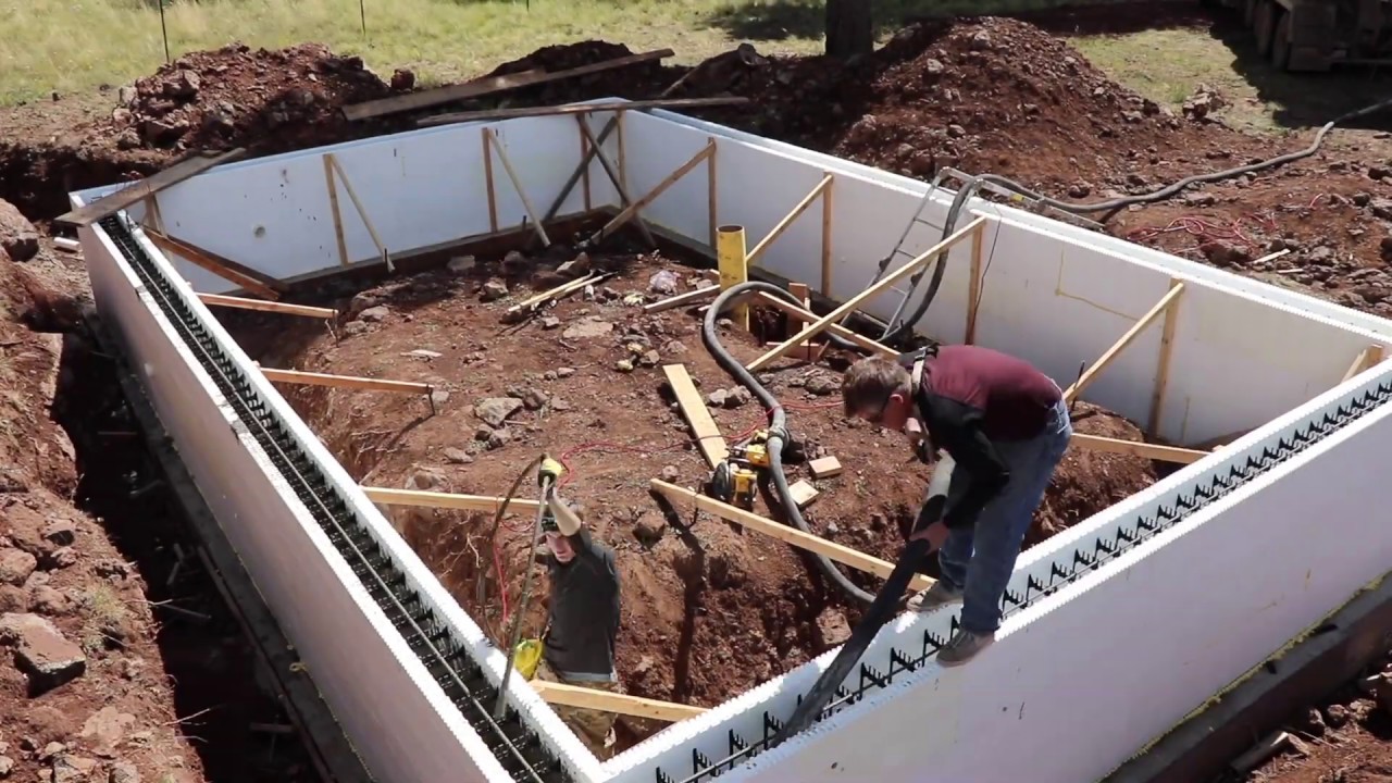 DIY Concrete Foundation Pour (Time-Lapse)