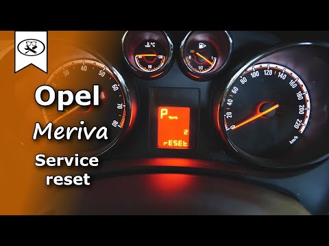 Opel Meriva Service zurücksetzen | service reset | VitjaWolf | Tutorial | HD