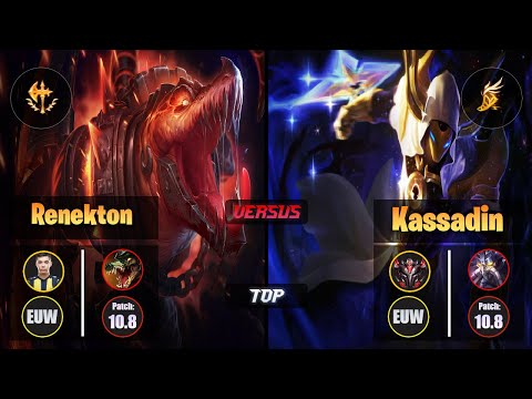 Bolulu RENEKTON (Top) [Conqueror] VS KASSADIN - Grandmaster EUW Patch 10.8
