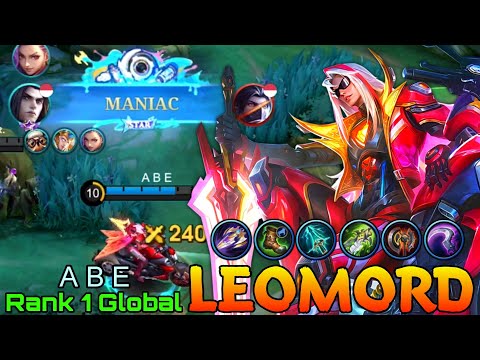 MANIAC Leomord Deadly HyperCarry - Top 1 Global Leomord by  A B E - Mobile Legends