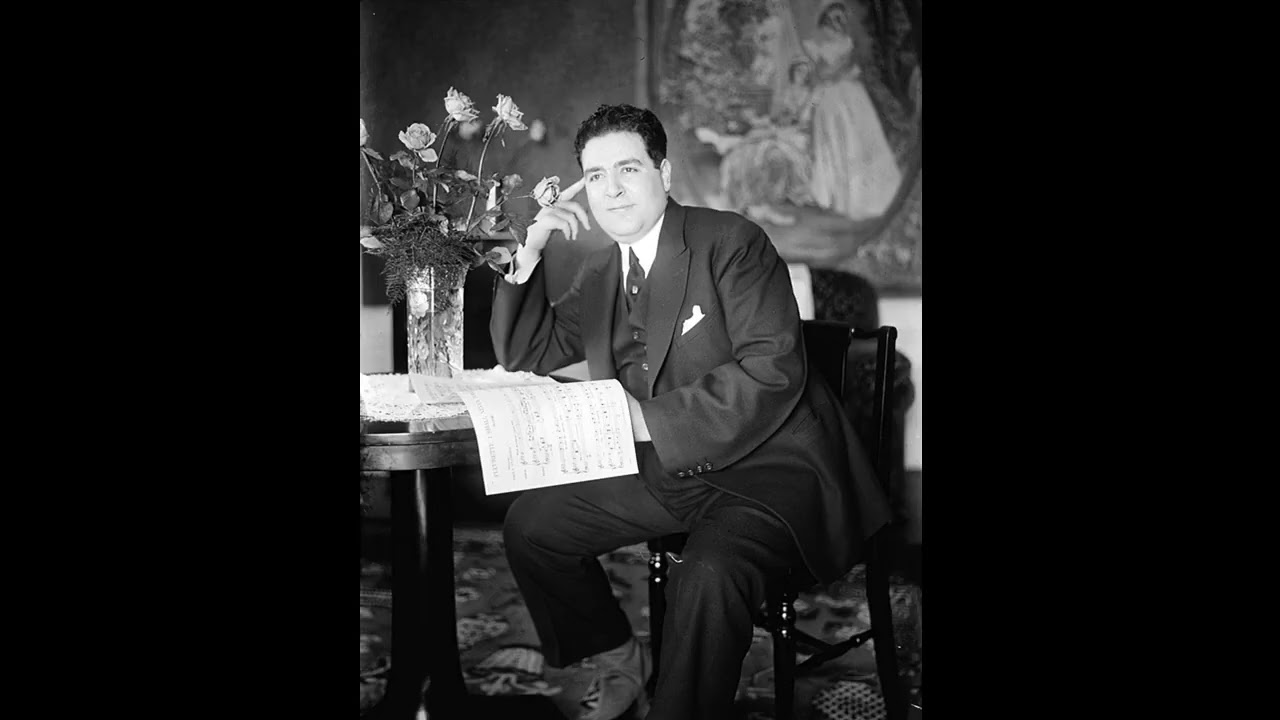 Renato Zanelli (baritone) - Dans mes voyages ('Les Cloches de Corneville' - Planquette) (1921)