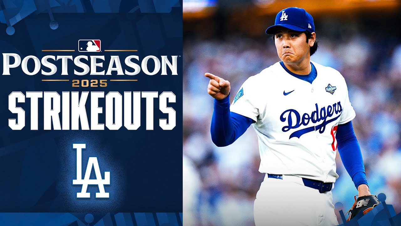Shohei Ohtani has struck out 25 batters in 18 innings this Postseason! 😤 (Dodgers Game 7 starter!)