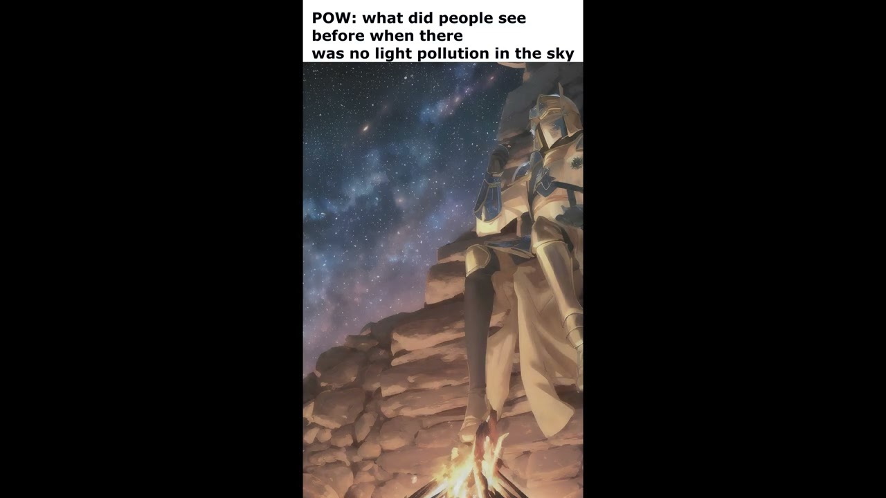 The cosmic sky is something beautiful | Dark fantasy