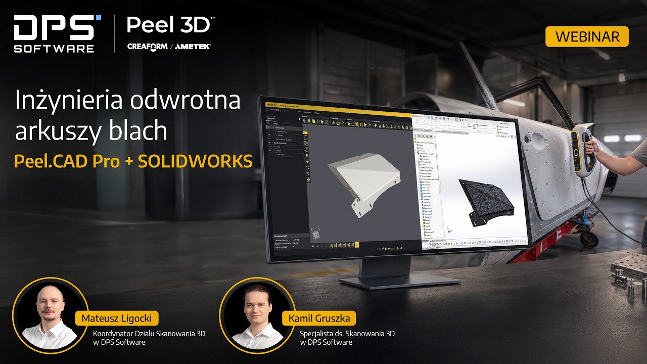 Inżynieria Odwrotna Arkuszy Blach: Peel.CAD Pro i SOLIDWORKS