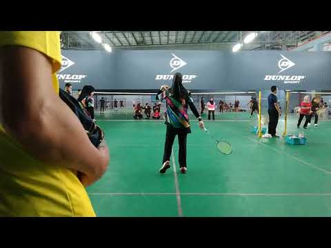 Badminton Sniper QF Women's Double SemiPro Tournament - Shahira Puzi / Haslinda Vs Saranya / Cheryl