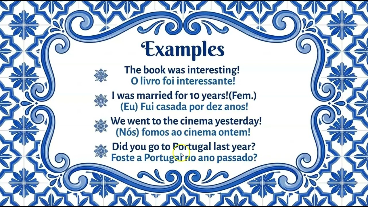 Aula 32 -  Simple Past - Ir & Ser