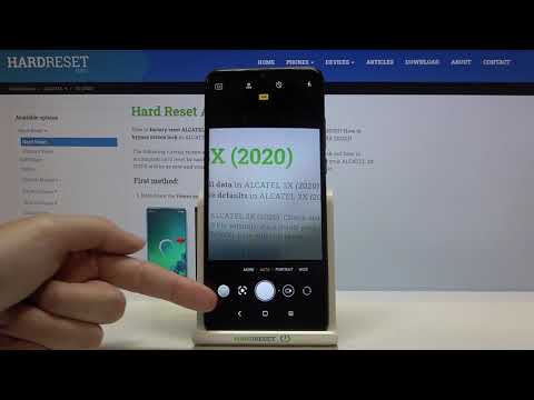 How to Switch On Camera Grid lines in Alcatel 3X 2020 – Use Grid lines in Camera