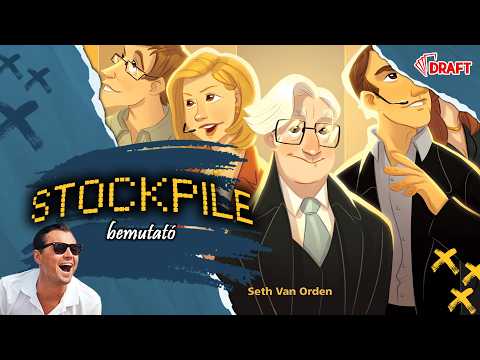 A Wall Street farkasai | Stockpile társasjáték bemutató - :: DRAFT :: Társasjáték vlog