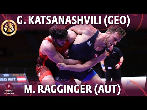 GOLD GR - 97 kg: G. KATSANASHVIL (GEO) v. M. RAGGINGER (AUT)