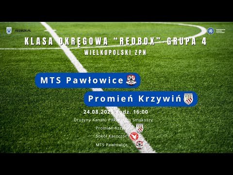MTS Pawłowice - Promień Krzywiń  |  Klasa Okręgowa - Grupa 4 / 24.08.2025r.