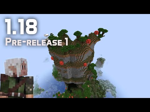 What's New in Minecraft 1.18 Pre-release 1? Amplified Worlds! Biome Blending!