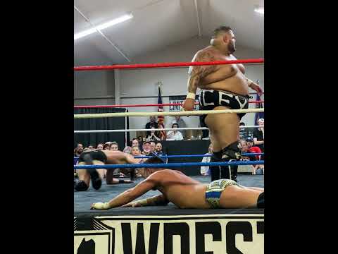 Ace Romero Decks Alec Price #wrestling #wrestlingshorts #shortsvideo #shortsfeed #shorts
