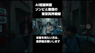 【AI短編映画】ゾンビと悪魔　東京冥界戦線　【予告編】 #映画 #ドラマ