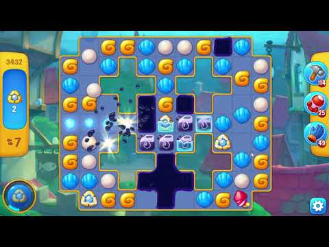 Fishdom 3432 Level - NO BooSTERS