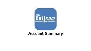 How To View Account Summary In myCellcom | Cellcom