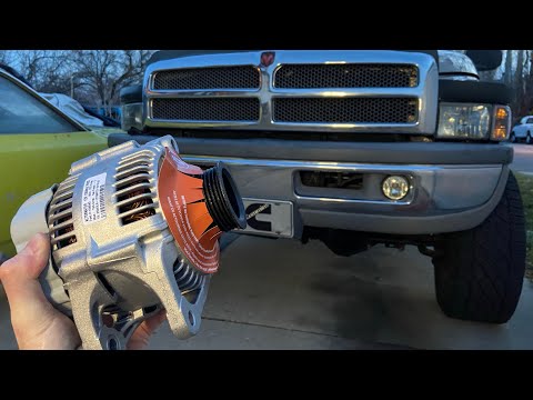 How to Replace Alternator 98.5-2002 Dodge Ram 2500 Cummins