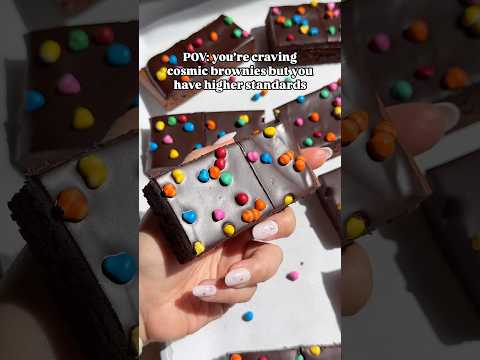 Made a Cosmic brownies copycat because my tastebuds deserve better!!!
