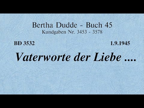 BD 3532 - VATERWORTE DER LIEBE ....