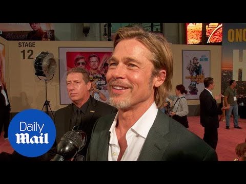 Brad Pitt at the 'Once Upon a Time in Hollywood' premiere