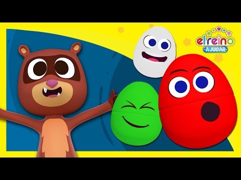Huevos Sorpresa de Canciones del Zoo - Roco El Hurón, El Rinoceronte y La Hormiga | A Jugar