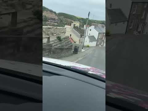 Driving down into Staithes to drop your bags at Heart Stone Cottage