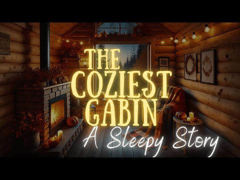 Sleep Story for Grown-Ups 😴 Knitting at a Cozy Mountain Cabin | British Accent & Rain Sounds