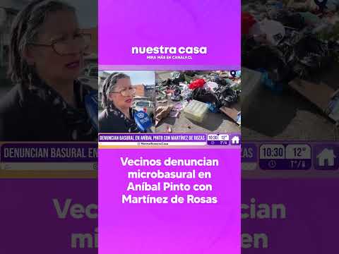 Vecinos denuncian microbasural en Aníbal Pinto con Martínez de Rosas