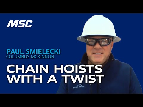 TOOLING UP: Columbus McKinnon - Chain Hoists with A Twist [S2 ep.#9]