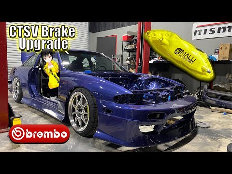 240SX Gets CUSTOM 1 of 1 BREMBO Upgrade