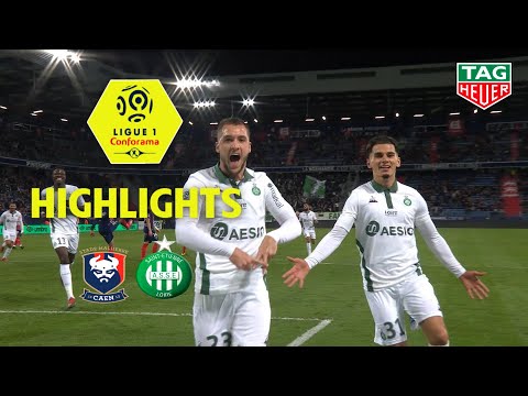 SM Caen - AS Saint-Etienne ( 0-5 ) - Highlights - (SMC - ASSE) / 2018-19