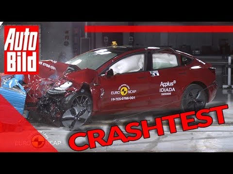 Tesla Model 3 (2019): Crashtest - Euro NCAP - Elektro