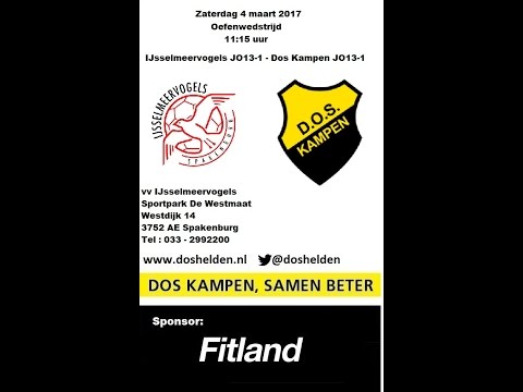 Doshelden Kampen: 04-03-2017 IJsselmeervogels JO13-1 (D1) - Dos Kampen JO13-1 (D1)  (4-2)